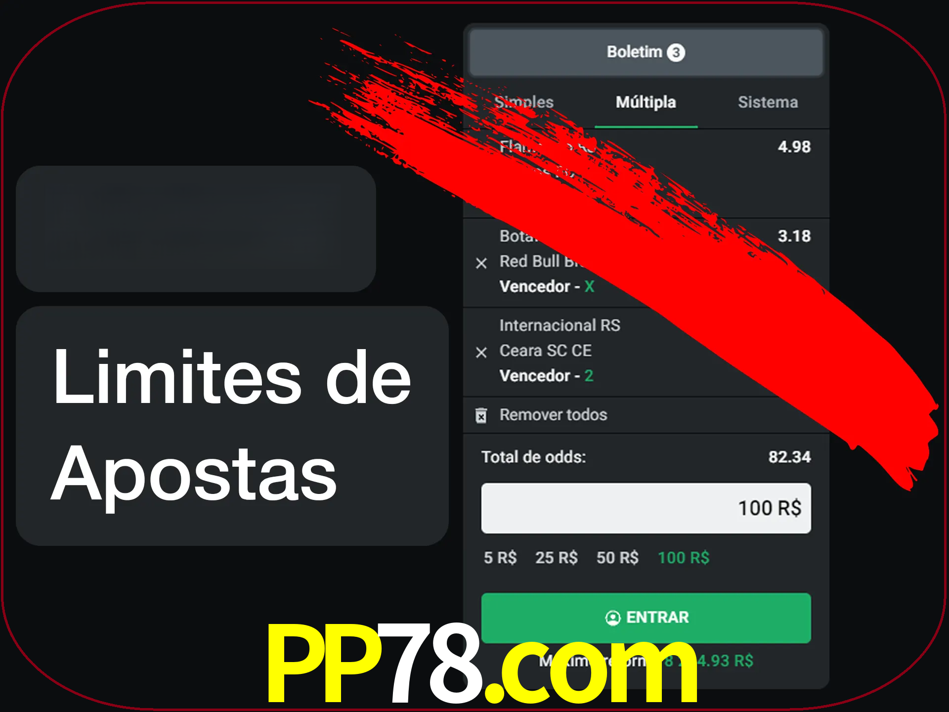 Não faça apostas loucas.